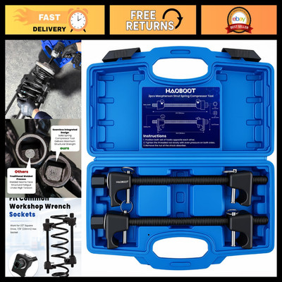 2pcs Heavy Duty Coil Spring Compressor Tool for Macpherson Strut Repair