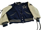 Vintage 90s DeLong NFL Dallas Cowboys letterman Super Bowl Patch Jacket Size xl — photo 2