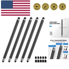 Stylus Pen for Touchscreen,5 PCS Stylus,Stylus 2-in-1 High Sensitivity Precis...