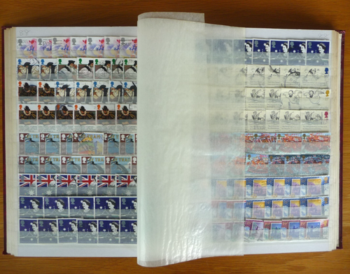 Stock Book Stamp Album Containing GB Commemorative Stamps 16 Pages-32 Sides - 第 10/20 張圖片