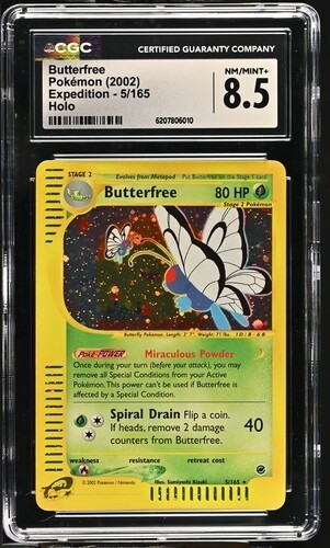 Butterfree graded CGC 8.5 for sale on eBay