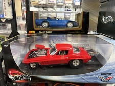 Vintage Hot Wheels Pro Street Corvette118 Die-cast Red New In Box. Vintage Hot Wheels Pro Street Corvette118 Die-cast Red New In Box.