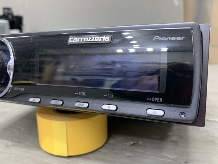 カロッツェリアPioneer DEH-P620 1DIN用ケース付き Pioneer Carrozzeria DEH-P620 Car Audio 1DIN CD USB Working