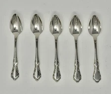 Oneida Mansion Hall Set of 5 Grapefruit Spoons - USA Made