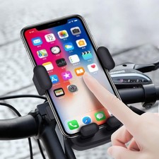 Phone Holder, Phone Mount Handlebar Clamp, Phone Clip for 4.7" - 6.8" Cellph