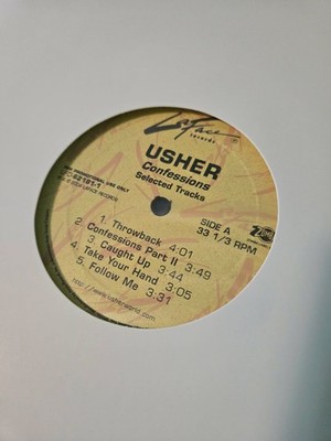 Usher Confessions vinyl album 2004  Never Played original promo