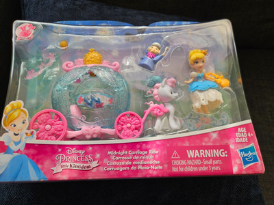 Disney Princess Little Kingdom Midnight Carriage Ride Cinderella Set Neu Hasbro