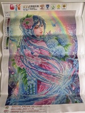 5D Asian Princess Diamond Art Kit 30x40 cm Round Drills Wall Decor