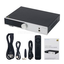 SMSL AS400 Power Amplifier 165Wx2 HiFi Audio Decoder Low Noise MM Vinyl Mic Amp