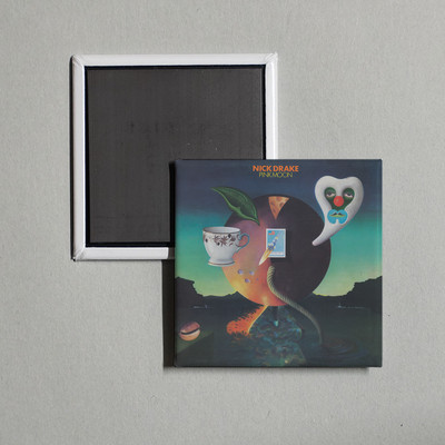 Nick Drake - Pink Moon Album Cover Locker Fridge Magnet