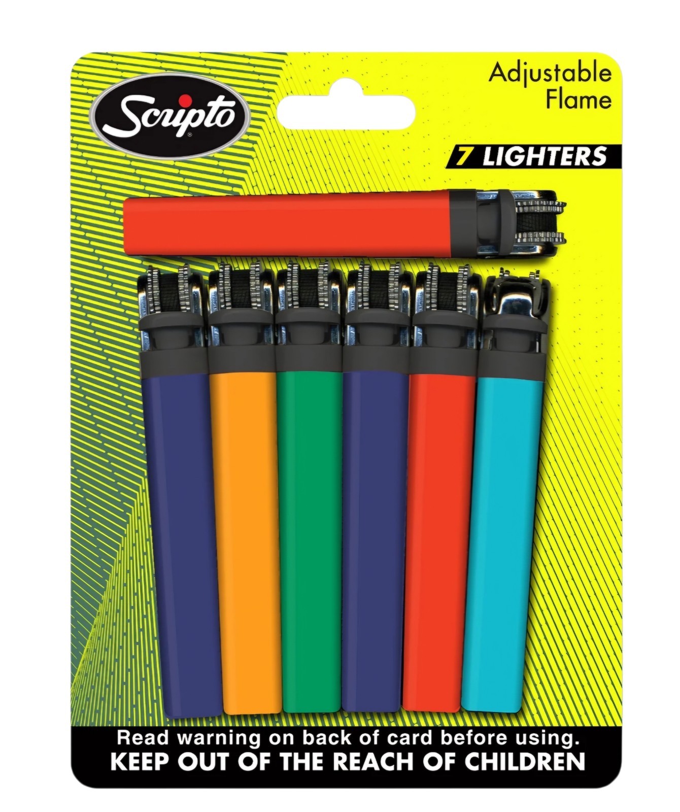 Views 7-pack Disposable Lighters With Adjustable