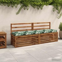 Bankkissen Soest 100 % Polyester Blattmuster 170 X 40 X 8 Cm