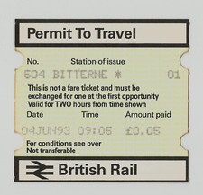 Bitterne 01 - PERTIS Permit to Travel - Southampton Hampshire SO18