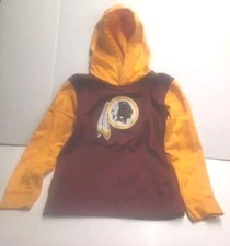 NFL Team Apparel Washington Redskins Original Logo Youth Hoodie 8/10