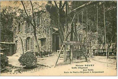 95.ARGENTEUIL.MAISON DOURT.GROTTE D'ORGEMONT.VERSCHIEDENE SPIELE.ROUTE DU MOULIN D'ORG