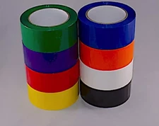 36 Rolls Premium COLOR Tape Carton Box Sealing Packing 2 Mil Thick 2 inch