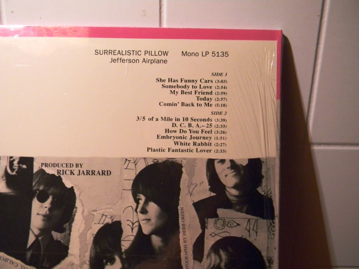 NEW JEFFERSON AIRPLANE SURREALISTIC PILLOW SUNDAZED MONO 1st