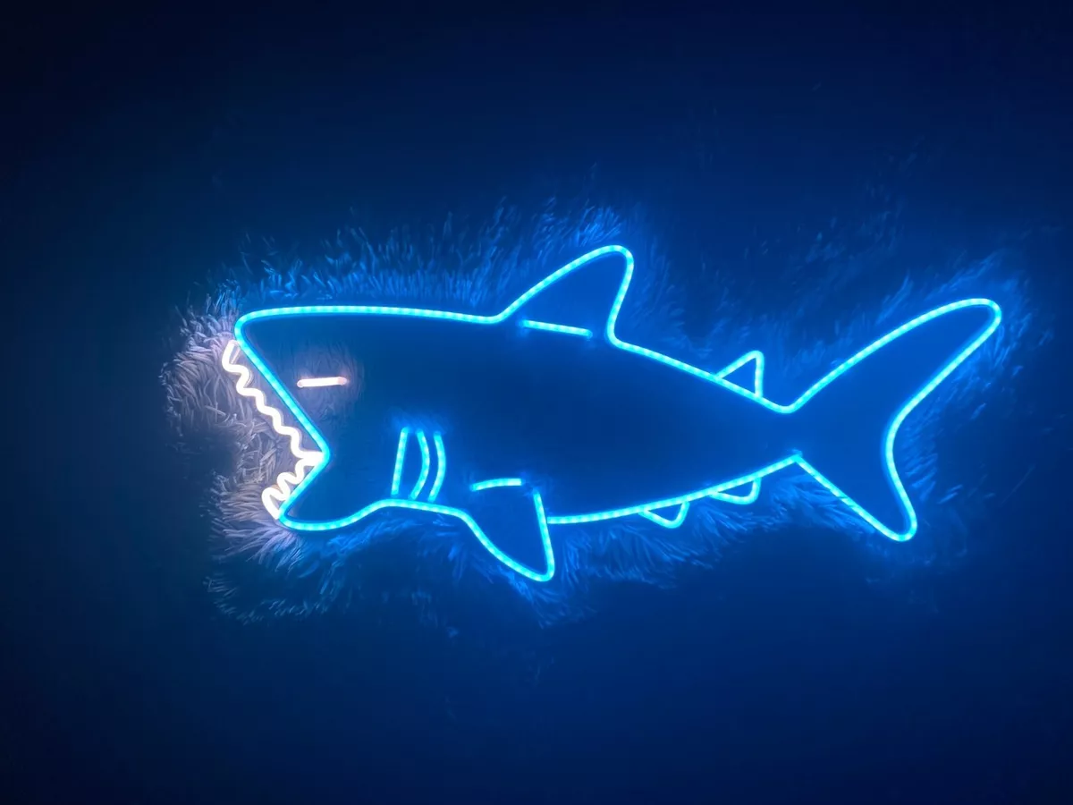 Aquarium, Glow in the dark Shark