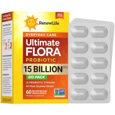 Renew Life - Ultimate Flora Probiotic Everyday - 15 billion - daily digestive an