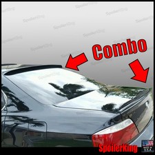 Combo Rear Roof Wing Trunk Lip Spoiler Fits Acura Tl 1999-03 284r244l