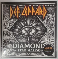 Def Leppard – Diamond Star Halos - Clear 2 LP Vinyl Records 12" - NEW Sealed