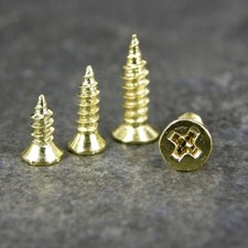 Brass Plated Pozi Head Screws Tiny Small  M2x6 M2x8 M2.6x10  M2x4 M2x10 M2x12