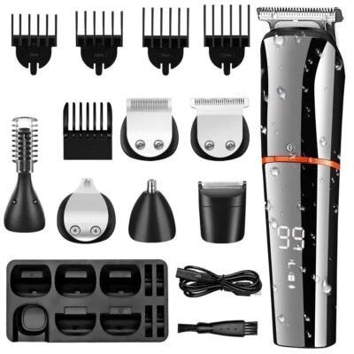 Professional Hair Clippers Cordless Beard Trimmer Hair Trimmer Clippers Set New