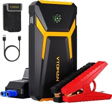 VTOMAN V6 Jump Starter, 1500A Peak Portable Starter Box (Up to V6-Yellow 