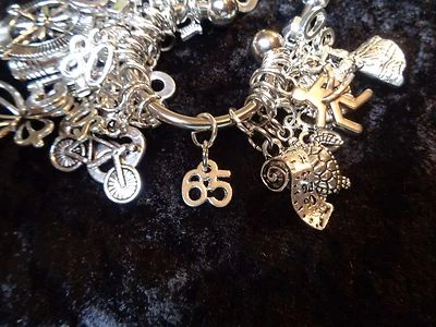 Celebrate Your 65 pound Weight Loss with #65 Charm for Weight Watchers Keychain!