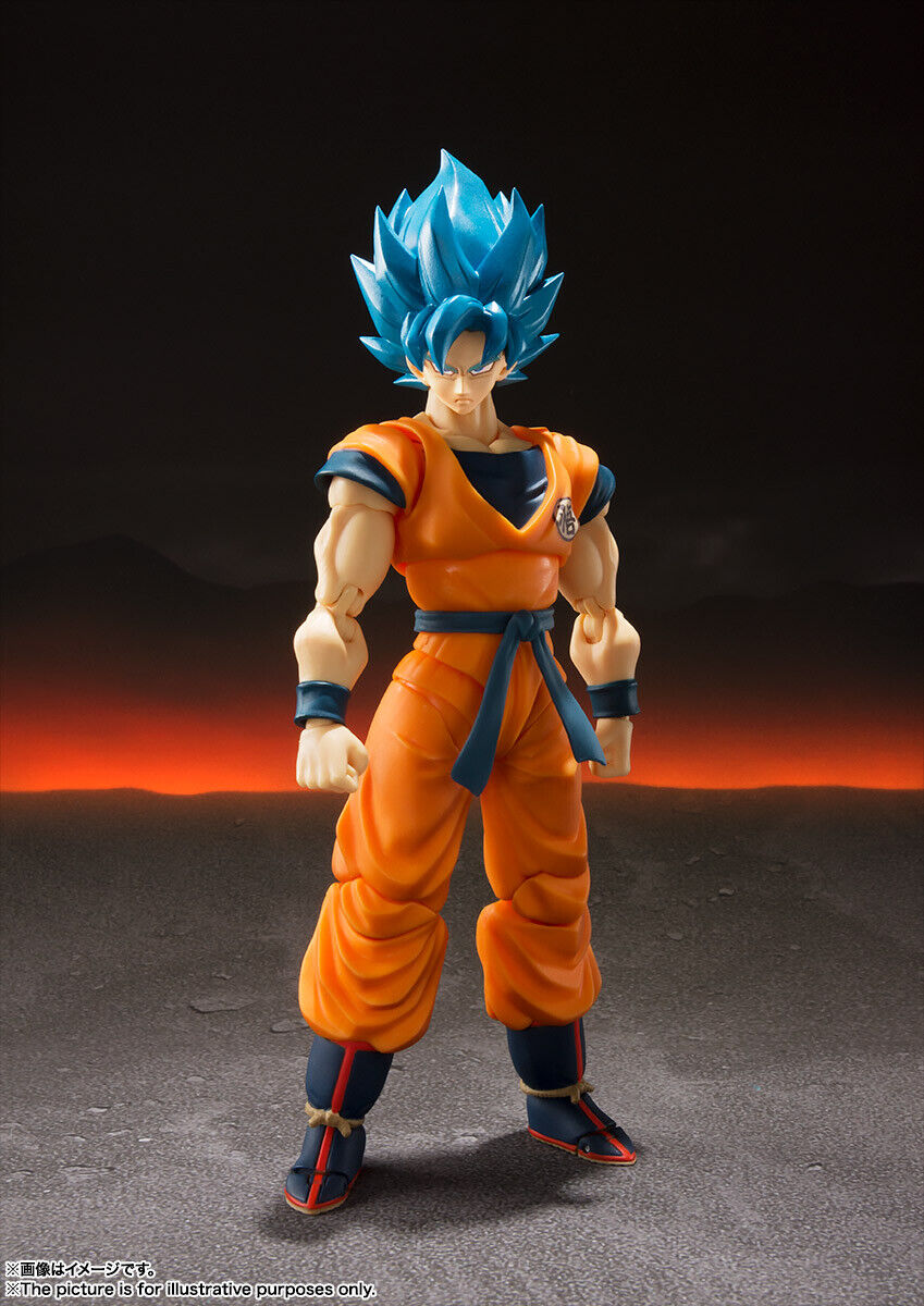 S.H.Figuart Dragon Ball Z SHF Red Super Saiyan God Red Goku Action Figure  to