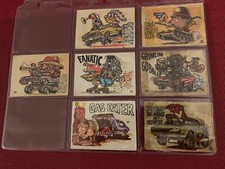 ODD RODS 7 DONRUSS STICKER CARDS 119,16,97,76,68,57,25 VINTAGE AS IS UNGRADED
