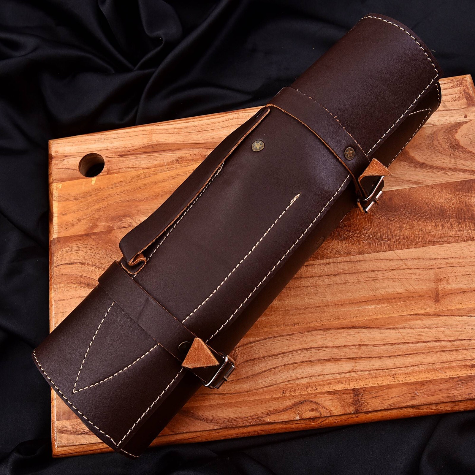 CUSTOM HAND MADE HIGH CARBON STEEL CHEF SET KITCHEN KNIVES 2713