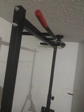 SERTT Foldable Power Tower Dip Station Pull Up Bar, Multifunction Home Gym Stren