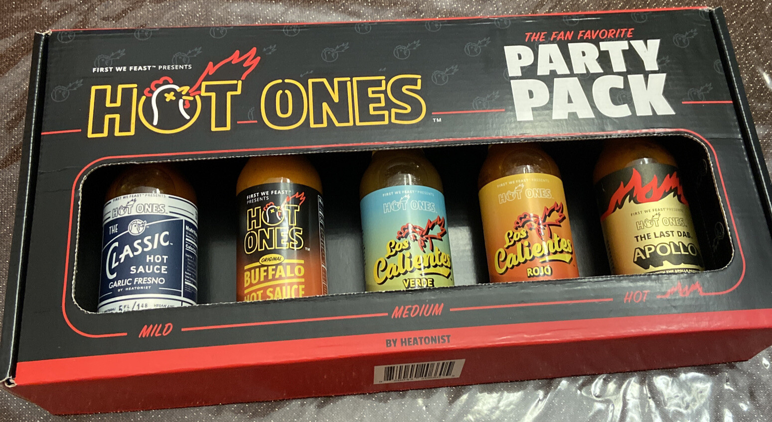 Hot Ones Hot Sauce Party Pack, 5 Ounce (Pack of 5) eBay