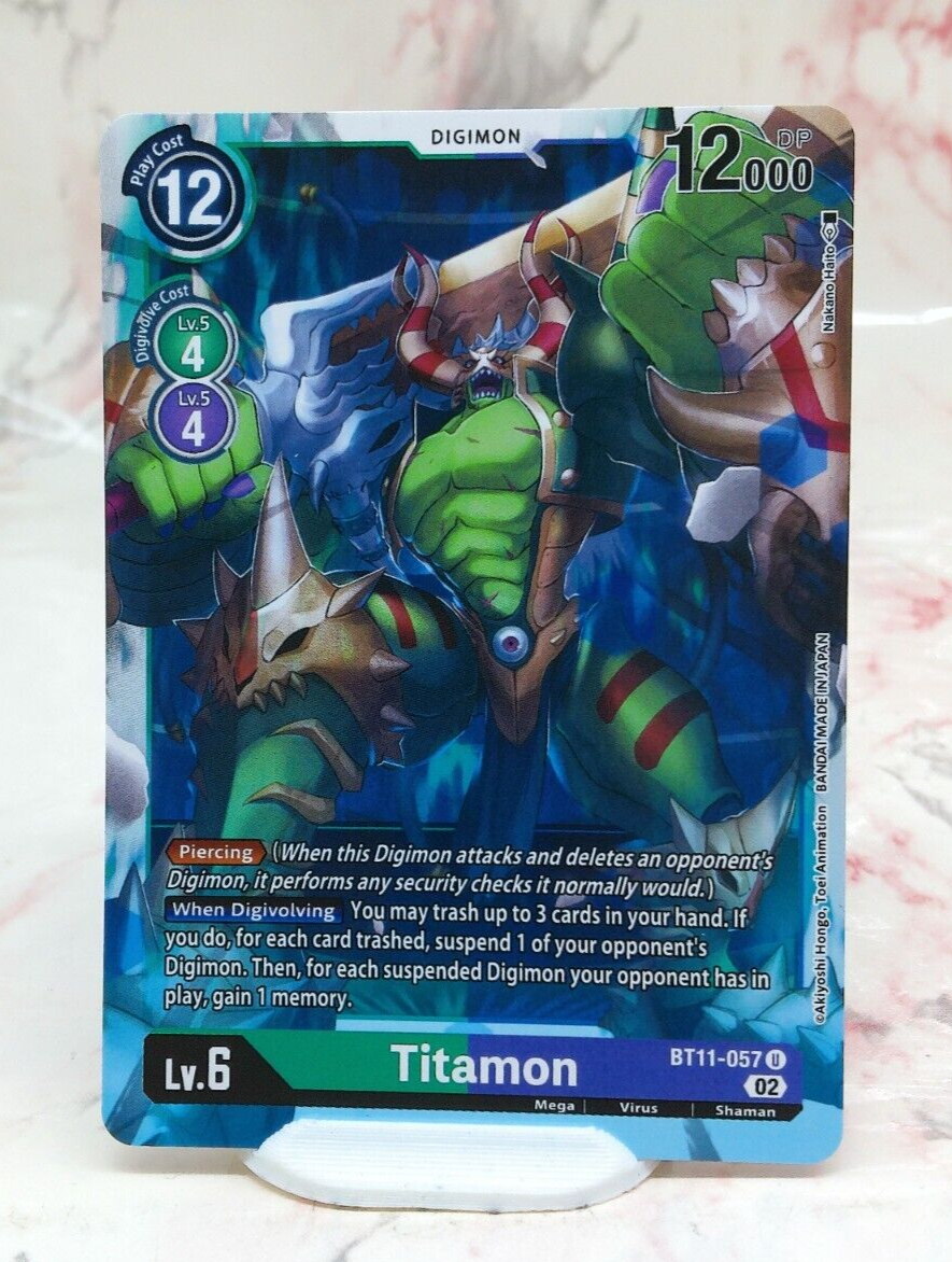 Digimon Card - Titamon BT11-057 U Dimensional Phase - NM/M | eBay