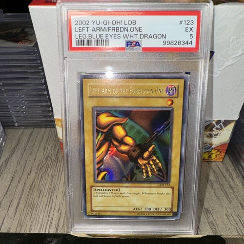 Left Arm of the Forbidden One LOB-123 The Legend of Blue Eyes White Dragon Unlimited