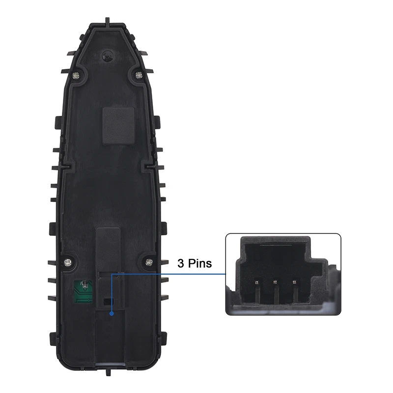 Power Window Switch Master Control for 2015-2018 Mercedes-Benz 2059056811 Black Foto 3 de 4