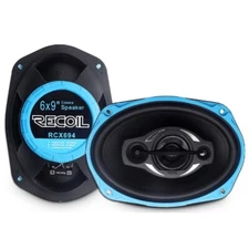 Recoil Echo-Series RCX694 6" x 9" 240 watt 4-way coaxial car speakers (PAIR)