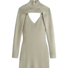 Abercrombie and Fitch Green Sweater Dress Medium