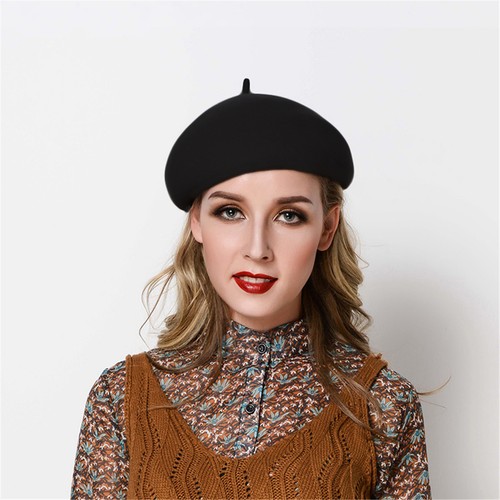 Wool Beret Fascinator French Painter 