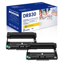 2PK DR830 DR-830 Drum Unit Compatible with Brother DCP-L2640DW HL-L2400D L2405W