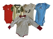 Lot of 5 Boys Onesies Clothes 3-18 Months Good Used Condition