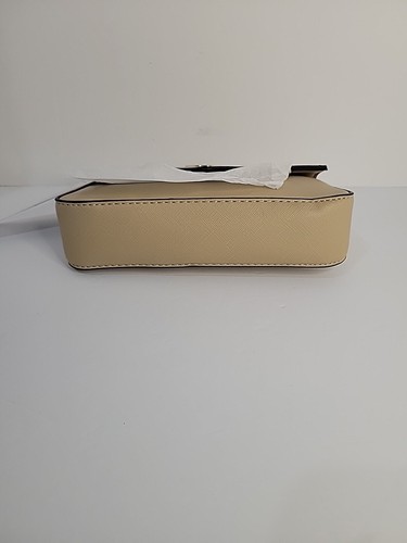 Marilyn Monroe Purse Solid Beige Logo Detachable Chain Crossbody Clutch HAS TAGS - Picture 3 of 6