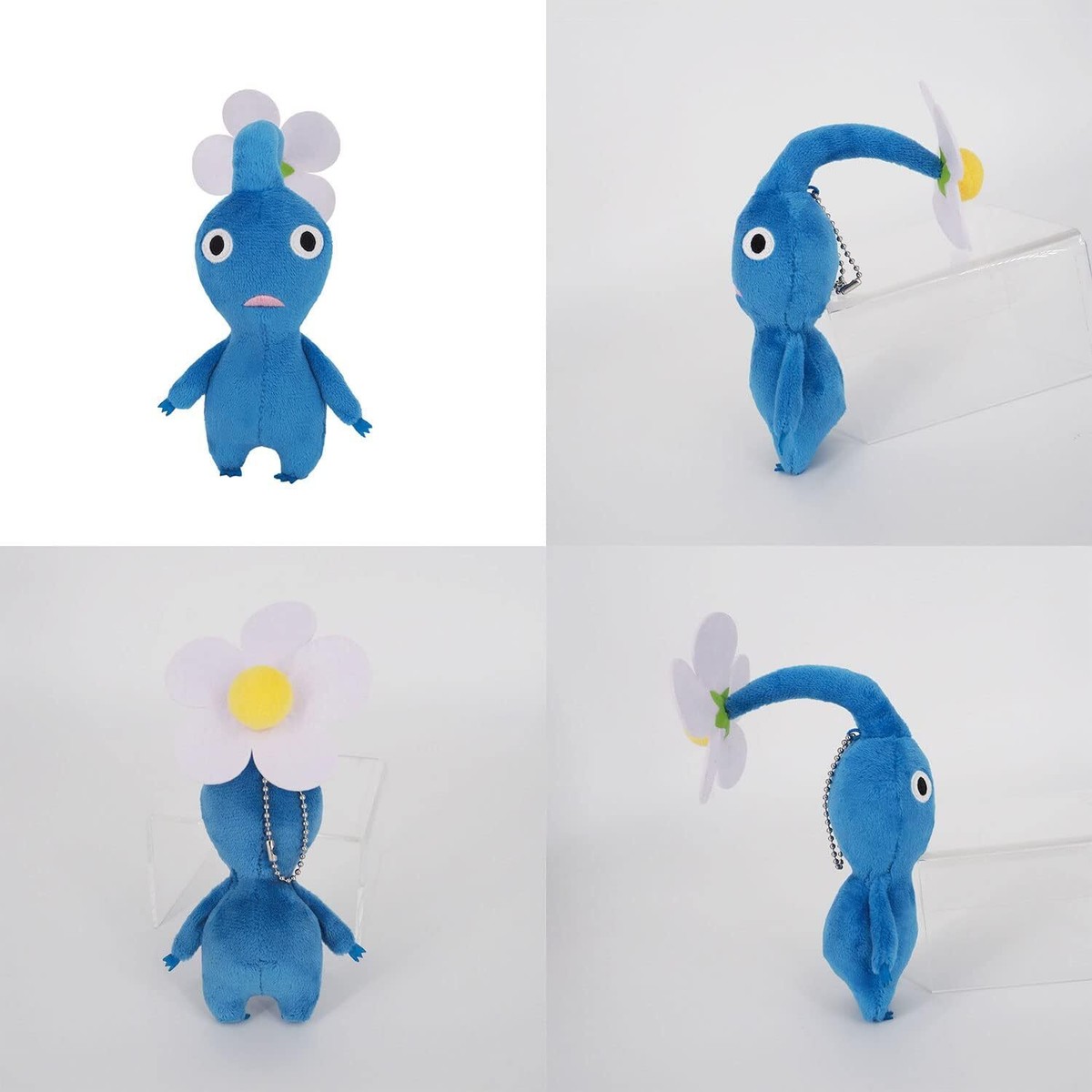 Complete 6 BOX Pikmin Red Blue Yellow Key Chain Plush Doll