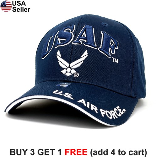 Gorra con logotipo de la Fuerza Aérea de los Estados Unidos USAF Militar Patriótico estadounidense Fuerzas Armadas de los Estados Unidos EE. UU. - Imagen 5 de 16