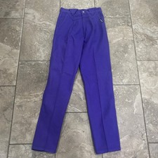 Roughrider by Circle S Vintage Purple Western Pants High Waist Size 9/10 x 34