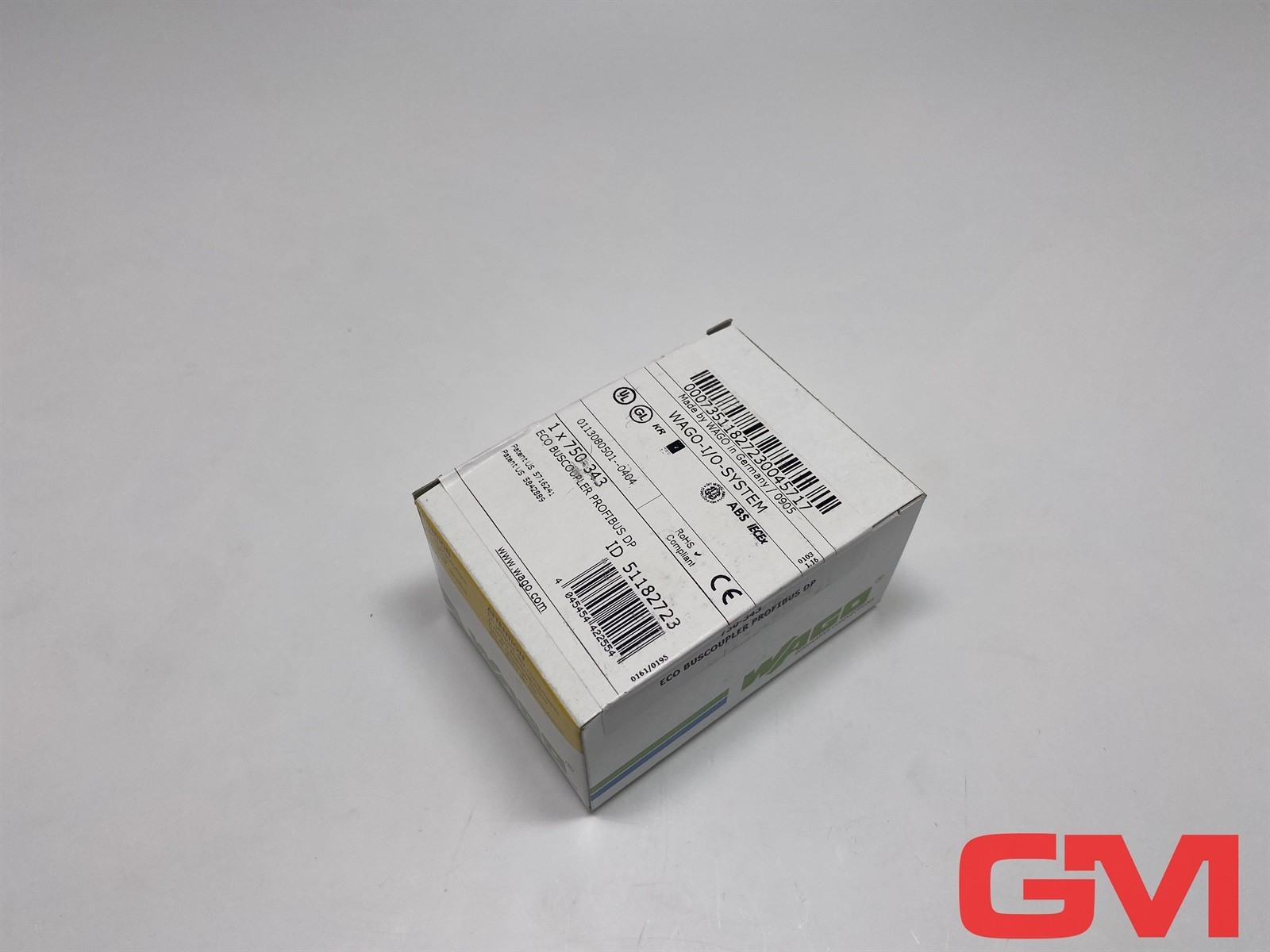 WAGO Fieldbus Coupler 750-343 Profibus Dp 12MB D Eco Module Unit