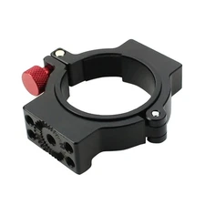 1/4 Screw Hole Expansion Ring Microphone LED Video Light Mounting Clip Adapter