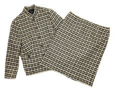 HIGHMOOR Kostüm Damen 48/46 Blazer Rock warm Tweed Hahnentritt Kombination