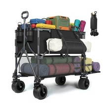 Double Decker Wagon 400L Large Capacity  600LBS Foldable Utility Cart